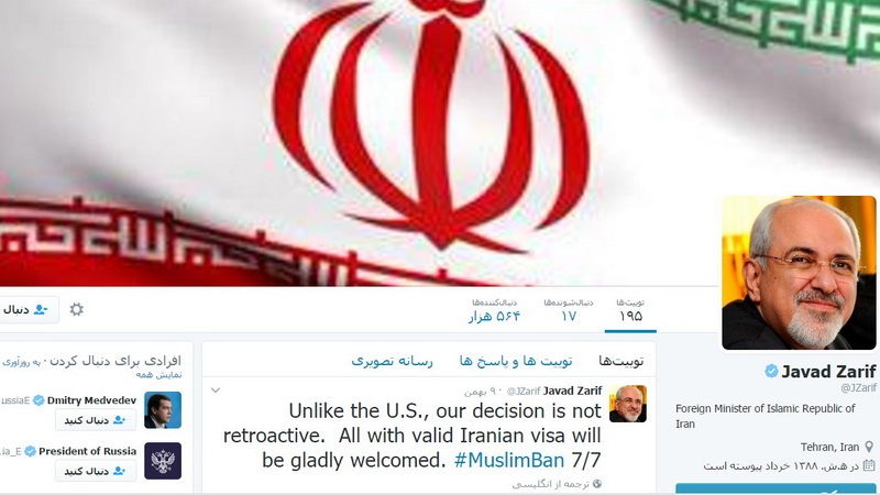 Zarif: Iran pozdravlja američki narod