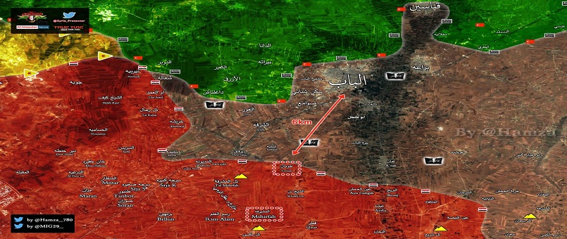 Suriye Ordusu, El Bab’a 6 kilometre uzaklıkta