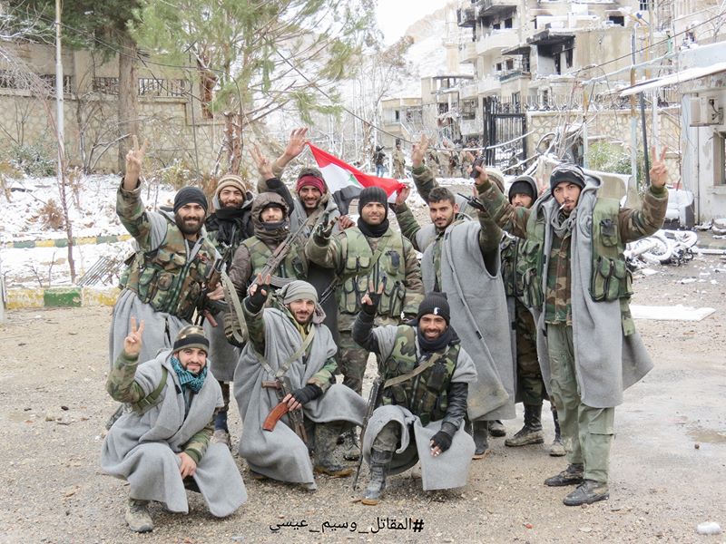 5000 Syrian soldiers freed up after military operation in Wadi Barada
