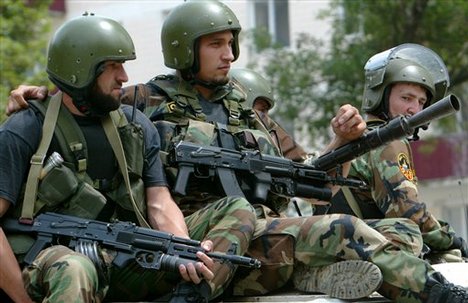 Three militants, two police officers killed in terrorist attack in Russia's Chechnya region