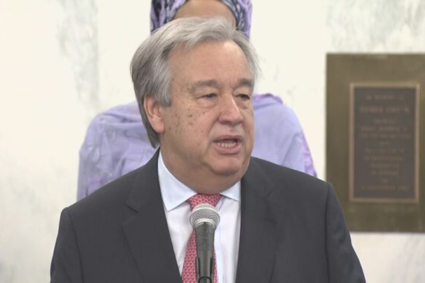 国連事務総長 難民支援へ国際社会の連帯を呼びかけ