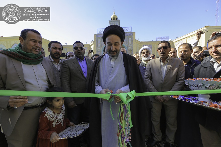 افتتاح بوابة صحن الامام الحسن (ع) في النجف الأشرف +(صور)