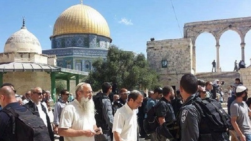 تین سو ستّر سے زائد صیہونی آبادکاروں نے مسجد الاقصی کو اپنی جارحیت کا نشانہ بنایا