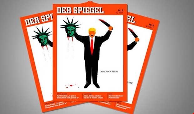 Provoca Indignación Imagen de Trump Decapitando la Estatua de la Libertad