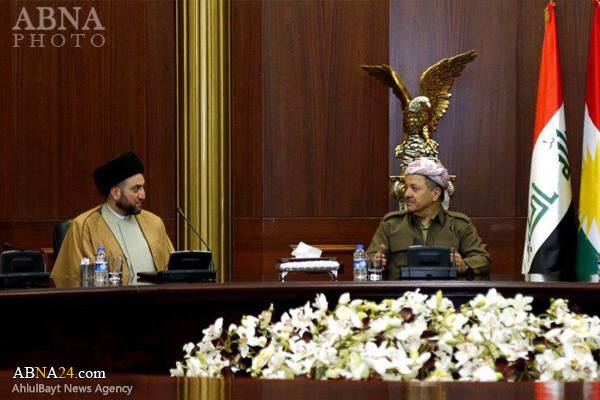  ناوەڕۆكی گردبوونەوەی عەممار حەكیم و بارزانی
