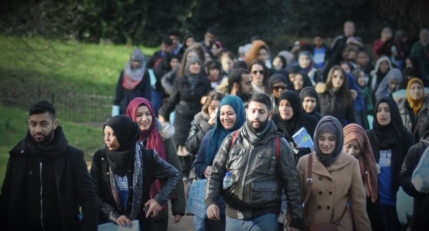 Britaniya müsəlmanlarının Qəzza uşaqlarına dəstək yürüşü – FOTO