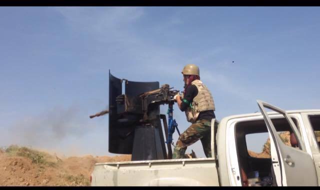 مجاهدو فرقة الامام علي(ع) يصدون هجوما لداعش التكفيري في غرب تلعفر+(صور)