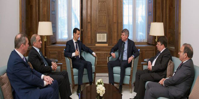 European countries harmed people's interest by supporting terrorists: Assad