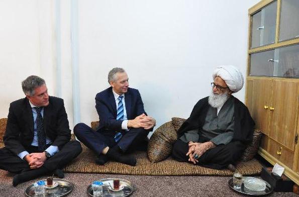المرجع النجفي: نعترض على المواقف العالمية تجاه السكوت عن الدول الراعية للإِرهاب