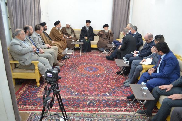 المرجع الحكيم يدعو المجتمع الدولي للتدخل بقوة لردع الإرهاب