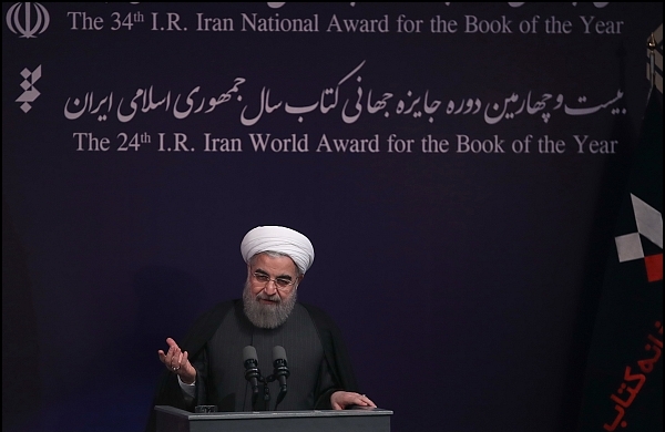 Iran's Rouhani: Islamic revolution victory of rationality, science, pen, people's firm commitment to Imam Khomeini