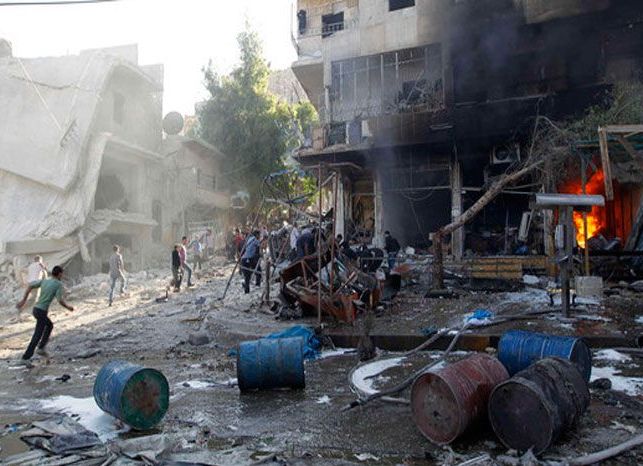 شهيدان و40 جريحاً حصيلة أولية لقذائف المسلحين على حي الحمدانية بحلب