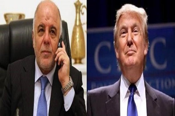 امریکی صدر اور عراقی وزیر اعظم کے درمیان گفتگو