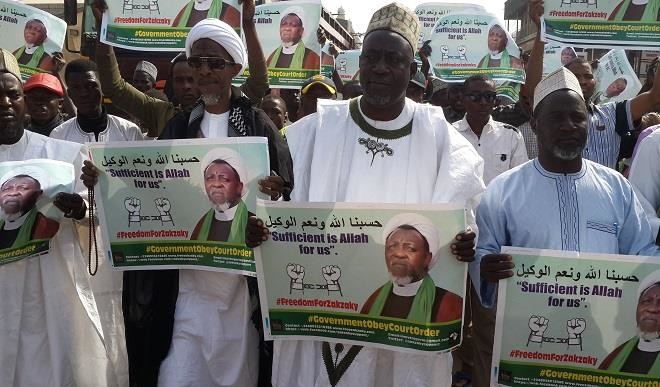 Police disperses Shiite protesters demanding release of Sheikh Ibrahim Zakzaky