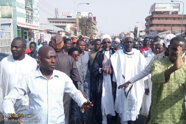Fotos: Demonstration in Kaduna zur Unterstützung von Scheich Zakzaki