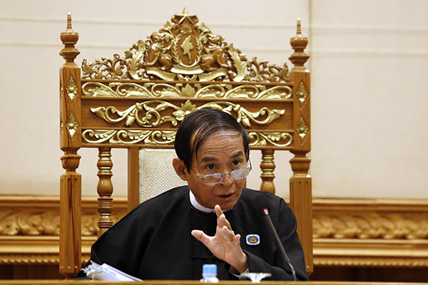 ပုဂၢိဳလ္ေရးႏွင့္ လံုၿခံဳမႈဆိုင္ရာဥပေဒၾကမ္း အတည္ျပဳျပ႒ာန္းရန္ ျပည္သူ႔လႊတ္ေတာ္ဥကၠ႒ဦးဝင္းျမင့္ တိုက္တြန္း