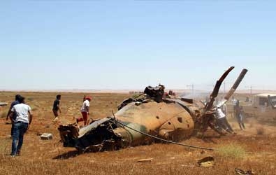 القوات الليبية تفقد مروحية مع طاقمها