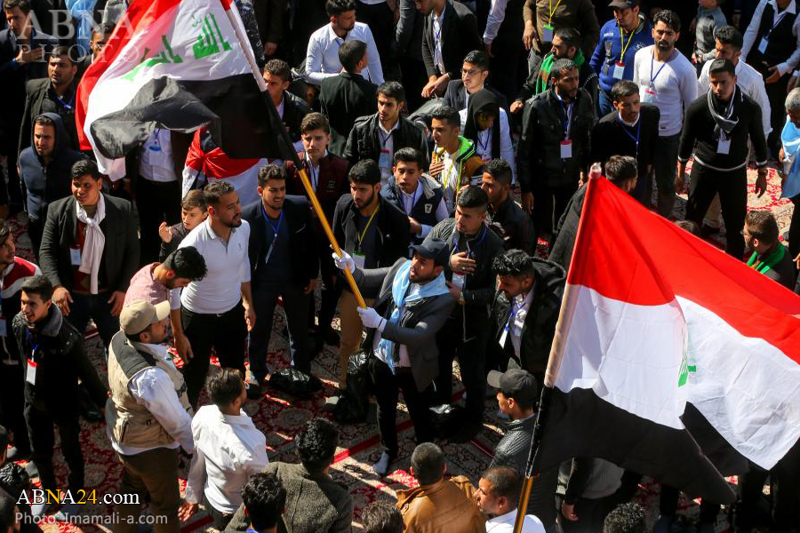 Berita Bergambar: Para Pelajar Dari Seluruh Iraq Sertai Majlis Perkabungan Sayyidah Zahra
