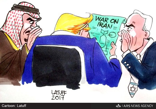 Karikatur: Bisikan Syaitan Di Telinga Trump