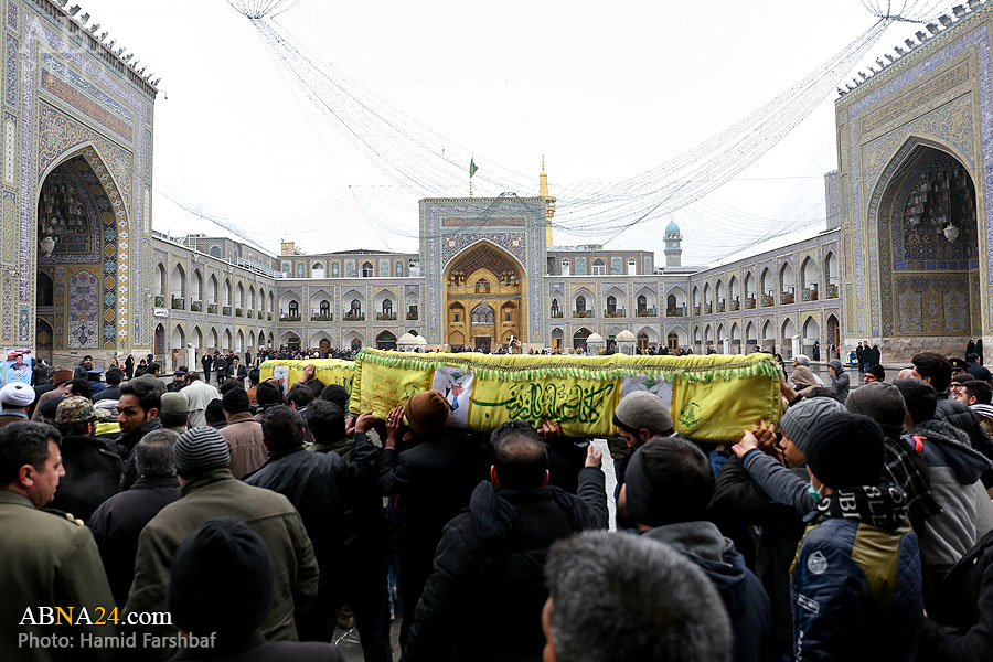 تصویری رپورٹ: مشہد مقدس میں مدافع حرم دو شہیدوں کی تشییع جنازہ