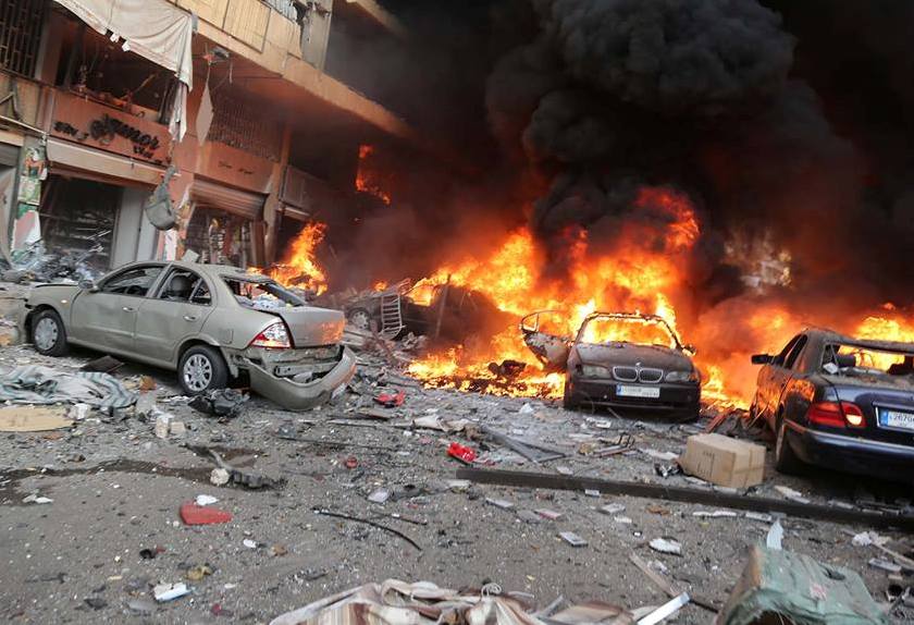تفجير سيارة مفخخة في البياع جنوب غربي بغداد + (صورة)