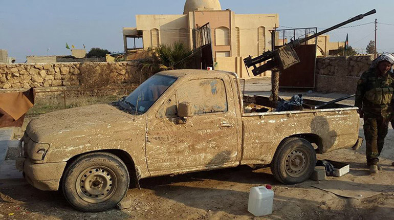 لواء "علي الأكبر" يستولي على ست عجلات لداعش التكفيري بالموصل