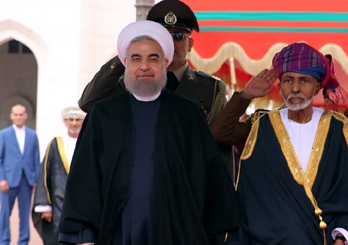 صدر مملکت ڈاکٹر حسن روحانی کا عمان میں پرتپاک خیر مقدم + تصاویر