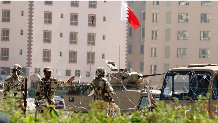 Al Kalifa Troops assault mourners in Bani Jamra