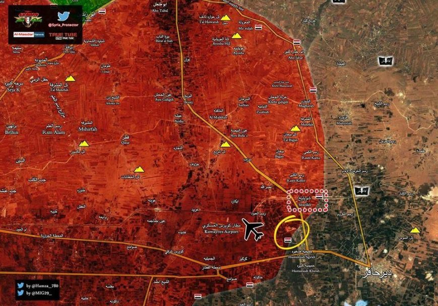 Syrian Army liberates strategic hill near road to Raqqa