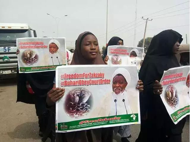 Shiite protest Sheikh Zakzaky’s prolonged detention