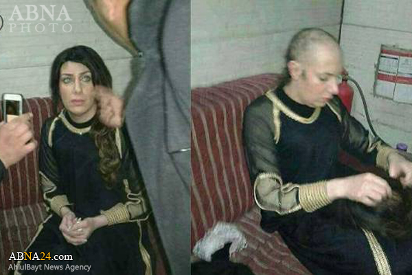 القبض على ارهابي متنكر بزي نساء في كربلاء المقدسة + (صور)
