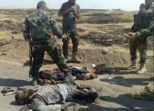 الحشد الشعبي يقتل 20 داعشيا ويحرق ثلاث آليات مدرعة غرب الموصل
