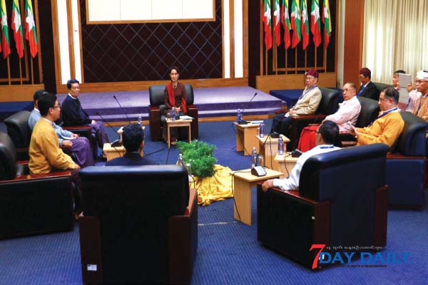 ေဒၚေအာင္ဆန္းစုၾကည္ႏွင့္ UNFC ေခါင္းေဆာင္မ်ား မတ္လ ၁ ရက္တြင္ ေတြ႕ဆံုေဆြးေႏြးမည္