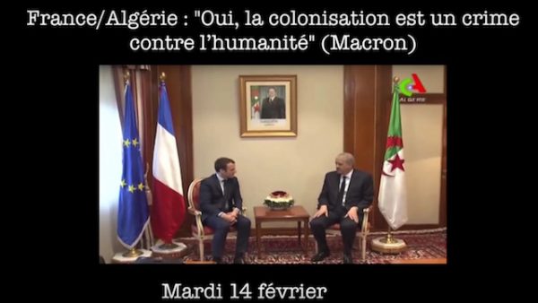 Dénonciation de la colonisation : Macron ouvre la voie