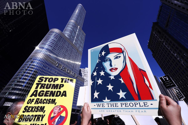 Fotos: Proteste in USA gegen Trump