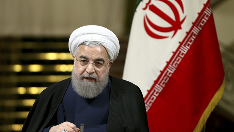 صدر روحانی کا فلسطین سے متعلق منعقدہ کانفرنس کی اختتامی تقریب سے خطاب