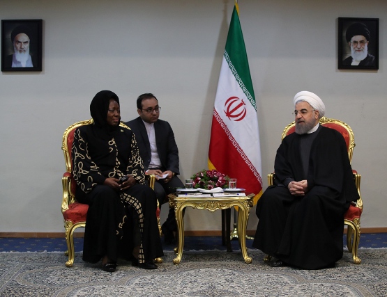 Iran's Rouhani: Everybody should backing oppressed Palestinian people