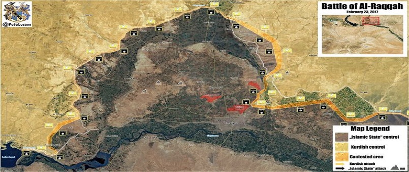 YPG, 8 gün içerisinde Rakka’nın doğusundaki 40 köyü IŞİD’in elinden aldı