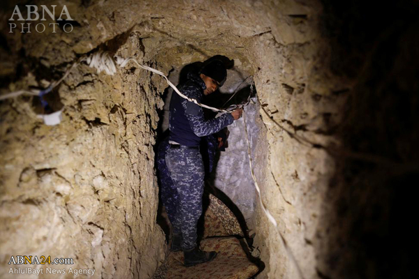 Fotos: Geheime Tunnel der IS-Terrorgrupe im Irak