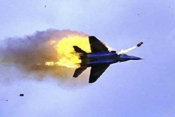 یمنی فورسز نے آل سعود کا ایف 16 جنگی طیارہ مار گرایا