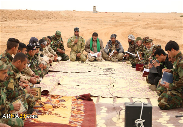 مديرية القرآن الكريم تنجز دروسا ومجالس قرآنية في قواطع الحشد بالموصل