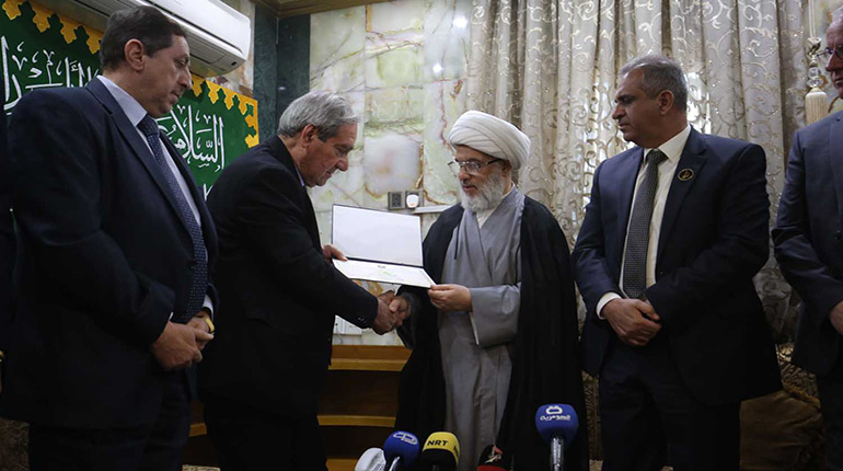 In 2018 Karbala Int'l Airport receives first airplane