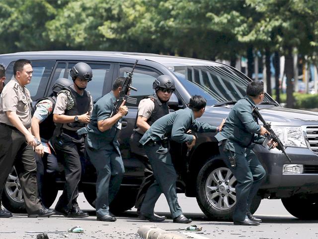 ISIS-linked Indonesian shot dead after bomb attack