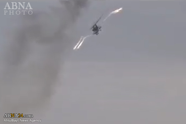 Video: Russian helicopters target ISIS terrorists in Palmyra