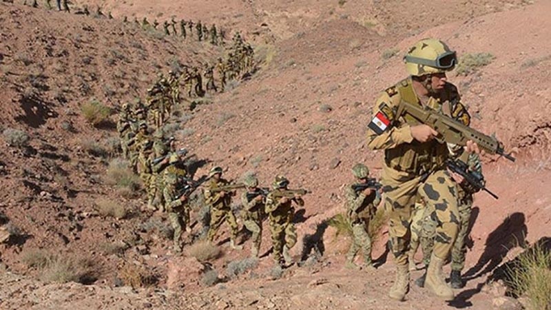صحرائے سینا کے مشرق میں30 سے زائد تکفیری دہشتگرد ہلاک