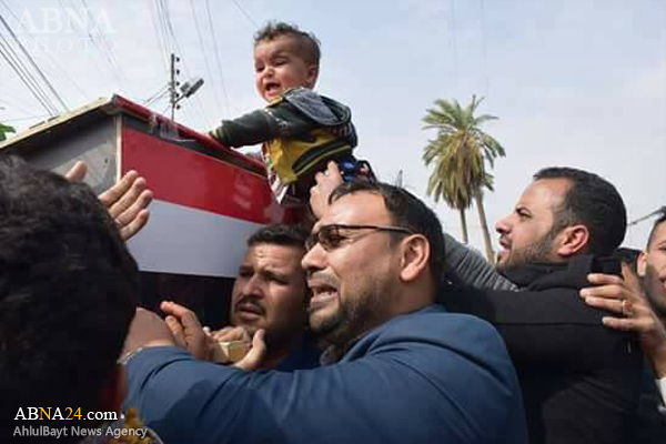 Samarra Operation chief's son had bitter farewell to father's body / Pics