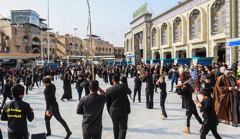 Processions on Sayyida Fatima's martyrdom anniv. held in Karbala / Pics