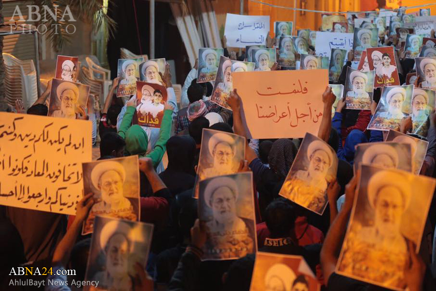 تقرير مصور/ تظاهرات ليلية متواصلة للدفاع عن آية الله الشيخ "والتضامن معه