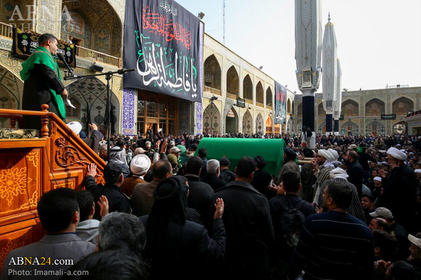 Fotos: Trauerfeier für Hadrat Fatima (s.a) im Schrein von Imam Ali (a.s)