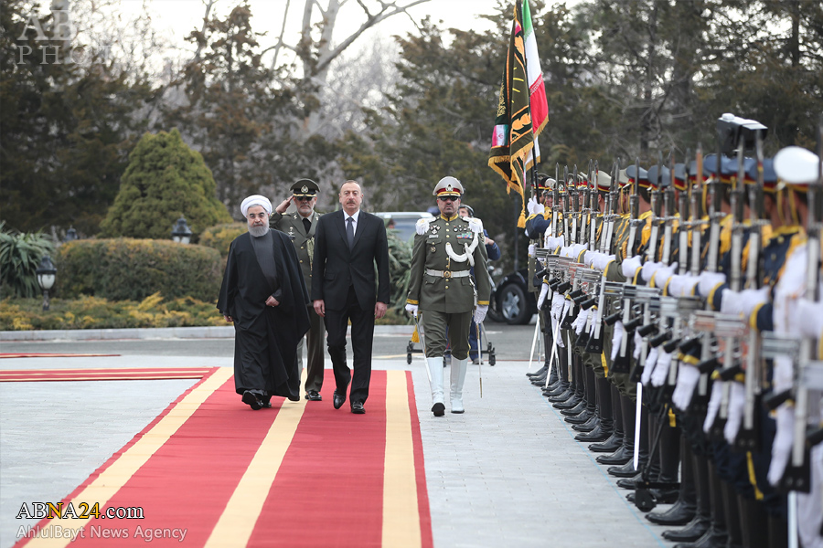Presiden Rouhani Sambut Resmi Koleganya dari Azeirbaijan